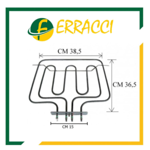 SMEG-RESISTENZA FORNO SUPERIORE GRILL DOPPIA 825+1740W       806890123