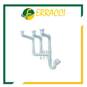 SIFONE MOPLEN LIBERO 3 VIE CON 2 SCARICHI 1"