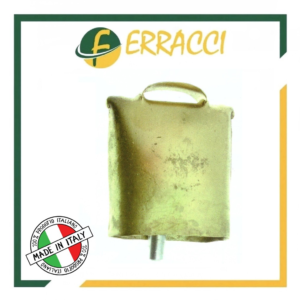 CAMPANA CAMPANACCIO OTTONE MODELLO QUADRATO OTTONATA BOVINI